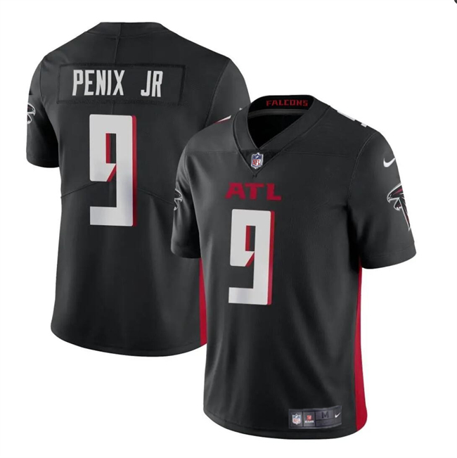 Youth Atlanta Falcons #9 Michael Penix Jr Black 2024 Draft Vapor Untouchable Limited Stitched Football Jersey